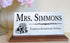 Teacher Name Plate Gift Custom Educator Desk Nameplate