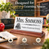Personalized Teacher Desk Nameplate - For Educators and School Administration