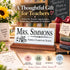 Teacher Desk Nameplate - Solid Marble