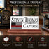 Firefighter Desk Nameplate - Thin Red Line Flag