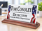 American Flag Desk Nameplate - Law Enforcement, Military & Government Workers