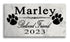 Dog Memorial Stone Grave Marker Personalized Name & Date