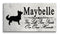 Australian Terrier Memorial Marble Stone Plaque Personalized Garden Plaque Grave Marker You Left Paw Prints On Our Hearts