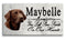 Chocolate Lab Memorial Stone Dog Grave Marker Labrador Garden Plaque
