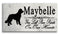 Newfoundland Memorial Stone Personalized Dog Garden Rock Grave Marker Outdoor or Indoor