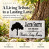 Memorial Stone - Planted in Loving Memory - Personalized Marble Plaque
