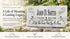 Loved One Memorial Stone - Personalized Marble Plaque for Garden or Home