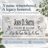Loved One Memorial Stone - Personalized Marble Plaque for Garden or Home