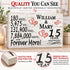 15th Anniversary Gift - Personalized Wood Sign for Husband, Wife or Couple - 15 Year
