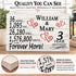 3rd Anniversary Gift - Personalized Wood Sign for Husband, Wife or Couple - 3 Year