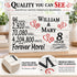 8th Anniversary Gift - Personalized Wood Sign for Husband, Wife or Couple - 8 Year