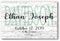 New Baby Gift Personalized Wooden Sign Custom Nursery Decor