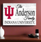 Indiana University Family Name Sign for IU Alumni, Fans or Graduation