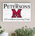 Miami University Family Name Sign for Miami Of Ohio Alumni, Fans or Graduation