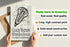 Lacrosse Coach Gift Plaque - Personalized Signable Team Award