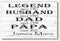 DAD Gift Sign PERSONALIZED Father Milestone Dates