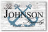 Custom Lake or Beach House Sign – Personalized Anchor Design with Family Name & Established Year | Nautical Wall Art