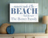 Custom Beach House Sign Personalized Memories Made At The Beach Last Forever