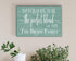 The Perfect Blend Family Sign for Blended Families with Established Date and Names