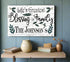 Home Blessing Sign Personalized Family Name Farmhouse Decor Wall Art