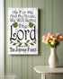 Home Blessing Sign Personalized Family Name Farmhouse Decor Wall Art