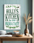 Personalized Kitchen Signs With Custom Name