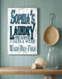 Personalized Laundry Room Signs Wash Dry Fold