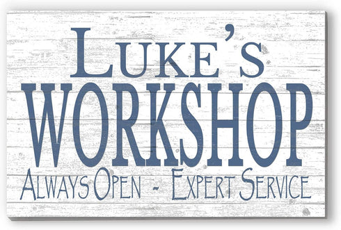 Custom Workshop Sign Personalized Man Cave Gift