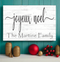 Joyeux Noel Sign Wood Personalized French Christmas Decoration