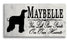 Afghan Hound Memorial Stone - Custom Personalized Marble Grave Marker