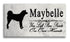 Akita Memorial Stone - Custom Personalized Marble Grave Marker