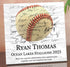 Baseball Award Plaque - Personalized Signable Player or Coach Recognition Gift
