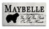 Bearded Collie Memorial Stone - You Left Paw Prints On My Heart