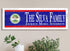Belize Flag Sign - Personalized Family Name - Custom Wood Belizean Heritage Gift