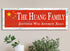 China Flag Family Name Sign – Personalized Chinese Heritage Wall Art