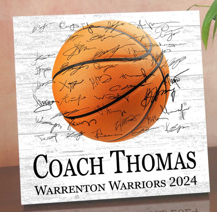 Coach Gift Plaque Signable Solid Wood SELECT YOUR SPORT - Broad Bay Personalized Gifts Shipped Fast
