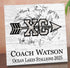 Coach Gift Plaque - Signable - Solid Wood SELECT YOUR SPORT