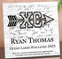 Cross Country Award Plaque - Personalized Signable Player or Coach Recognition Gift