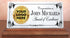 Custom Logo Award Plaque - Personalized Marble Desk Sign for Employee Recognition