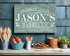 Custom Barbecue Sign - Personalized with Name for Backyard or Patio Decor