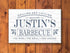 Custom Barbecue Sign - Personalized with Name for Backyard or Patio Decor