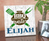 BBQ Master Sign - Personalized Custom Barbecue Grill Gift for Dad or Grandpa