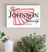 Custom Beach House Sign with Name & Established Date - Solid Wood - Shell Design