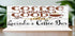 Coffee Is Always A Good Idea Sign - Personalized Custom Name Solid Wood Coffee Bar