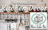 Coffee Bar Sign - Personalized Custom Name for Kitchen or Office Decor