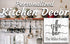 Coffee Bar Sign - Personalized Custom Name for Kitchen Home or Office
