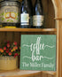 Coffee Bar Sign - Personalized Custom Name for Kitchen Home or Office