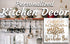 Coffee Bar Sign - Personalized Custom Name Coffee Lover Gift Solid Wood