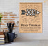 Cross Country Award Plaque - Custom Signable Team Gift - Solid Wood