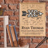Cross Country Award Plaque - Custom Signable Team Gift - Solid Wood